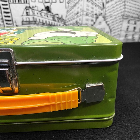 Beetle Bailey Metal Army Green Lunch Box 2002 Bosley Boxes Vintage Comic Themed - Picture 10 of 14